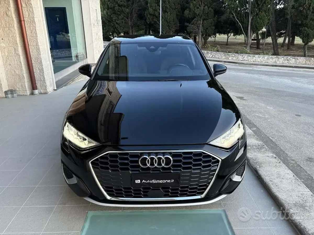 Usata Audi A3 Advanced 116 CV (85 kW) 2023 Nero Berlina