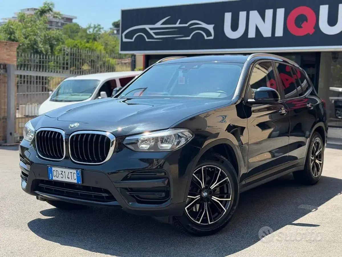 Usata BMW X3 Advantage 190 CV (139 kW) 2020 Nero SUV