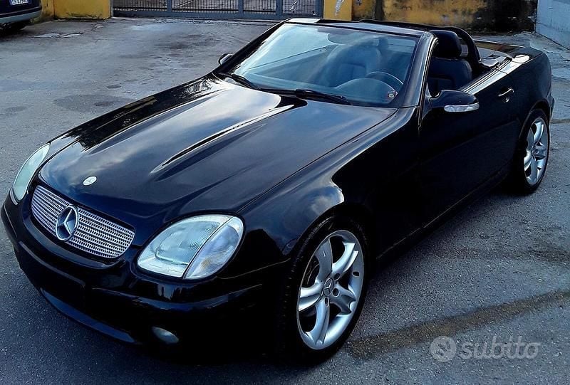 Usata Mercedes SLK200 2001 Nero Cabrio
