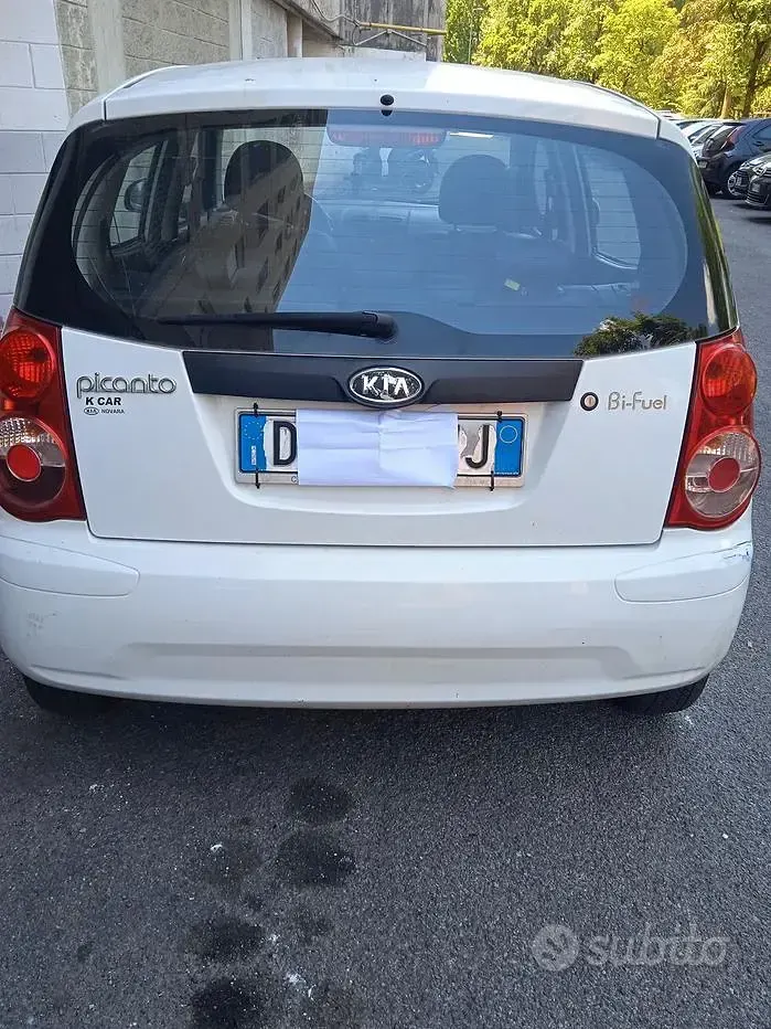 Usata Kia Picanto 62 CV (45 kW) 2010 Bianco Utilitaria