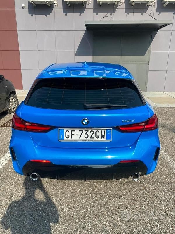 Usata BMW 118 M Sport 150 CV (110 kW) 2020 Blu Utilitaria