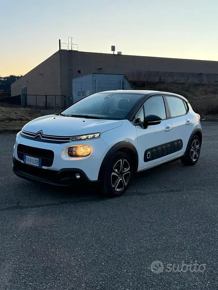 Usata Citroën C3 83 CV (61 kW) 2019 Bianco Utilitaria