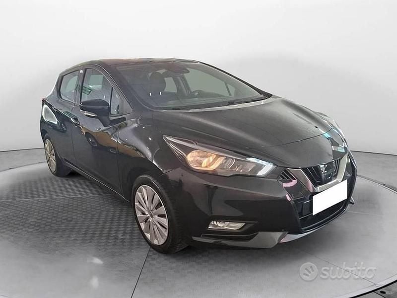 Usata Nissan Micra Acenta 71 CV (52 kW) 2019 Nero Utilitaria