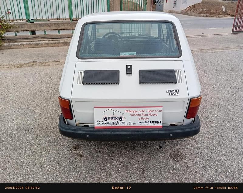 Usata Fiat 126 24 CV (17 kW) 1979 Bianco Utilitaria