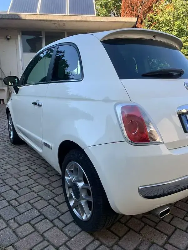 Usata Fiat 500 Sport 75 CV (55 kW) 2008 Bianco Utilitaria