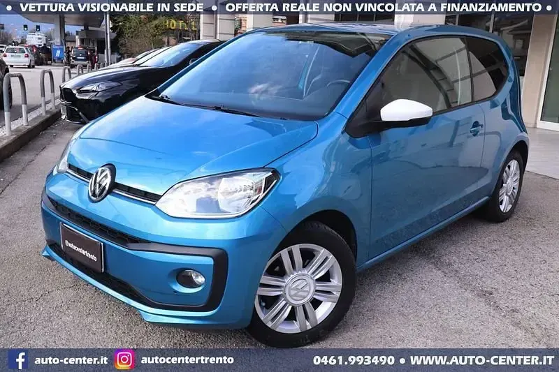Usata VW up! high up! 60 CV (44 kW) 2018 Azzurro Utilitaria