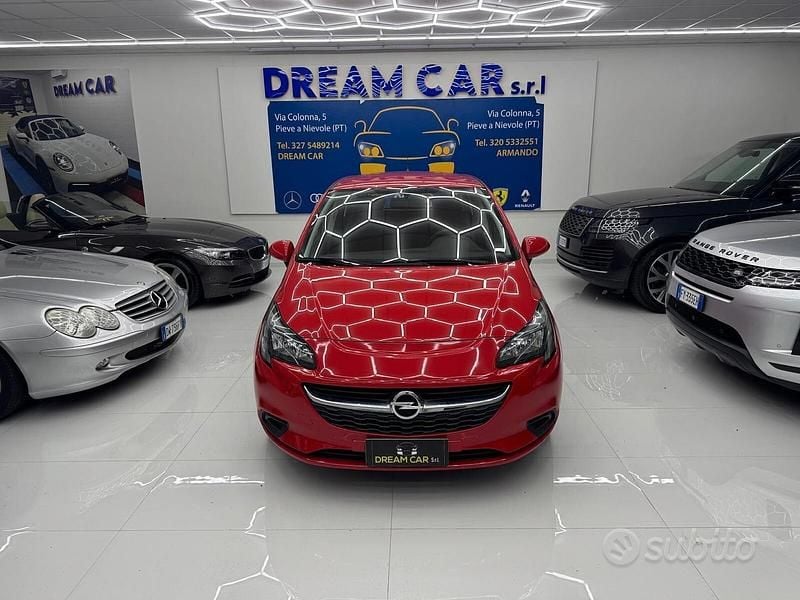 Usata Opel Corsa 90 CV (66 kW) 2015 Rosso Berlina
