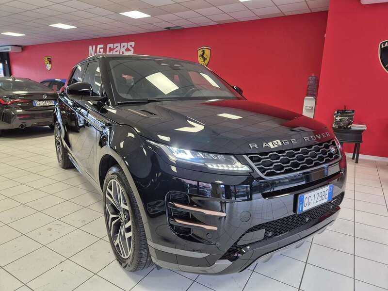 Nero Usata 2021 Land Rover Range Rover evoque R-Dynamic SUV | 37.990 € (Cara) - Immagine 1/4