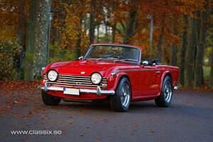 Usata Triumph TR5 150 CV (110 kW) 1968 Rosso Cabrio