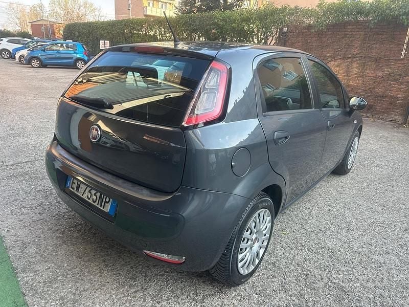Usata Fiat Punto Lounge 75 CV (55 kW) 2014 Grigio Utilitaria