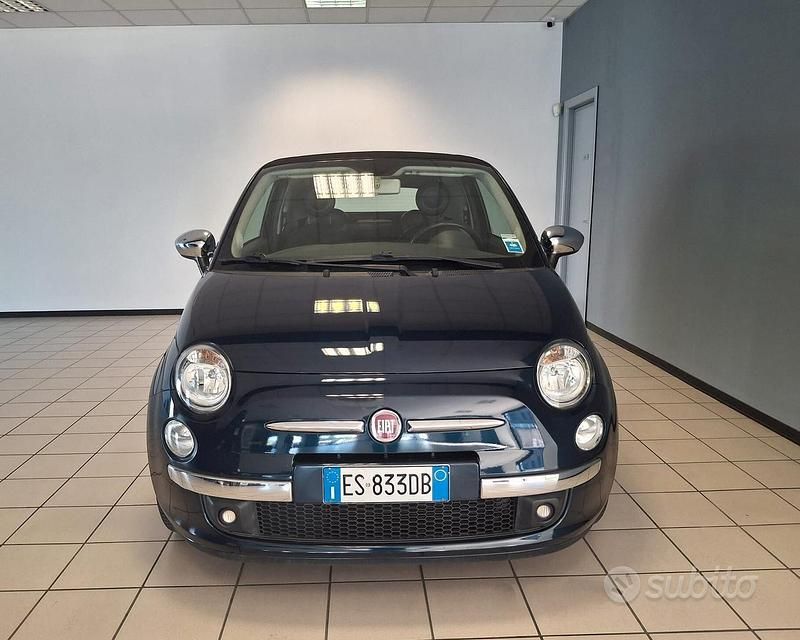 Usata Fiat 500C Pop 69 CV (50 kW) 2013 Blu Cabrio