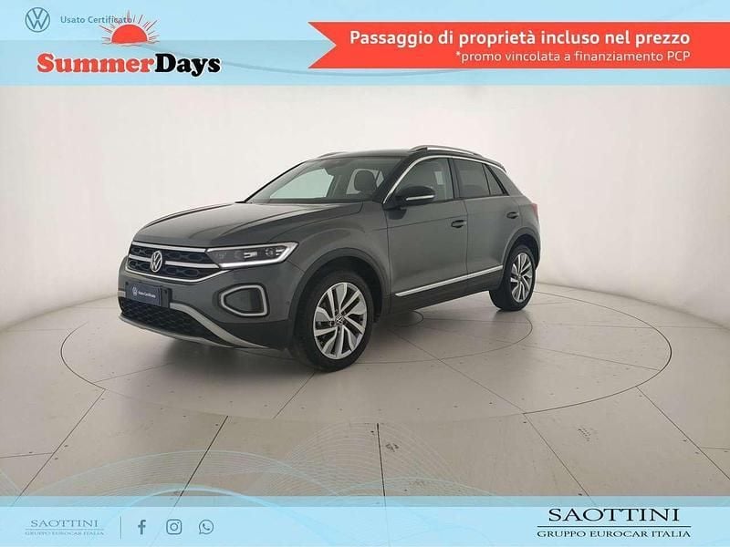 Indium grey metallizzato deep black perl Usata 2022 VW T-Roc Style SUV | 24.800 € (Buon prezzo) - Immagine 1/4