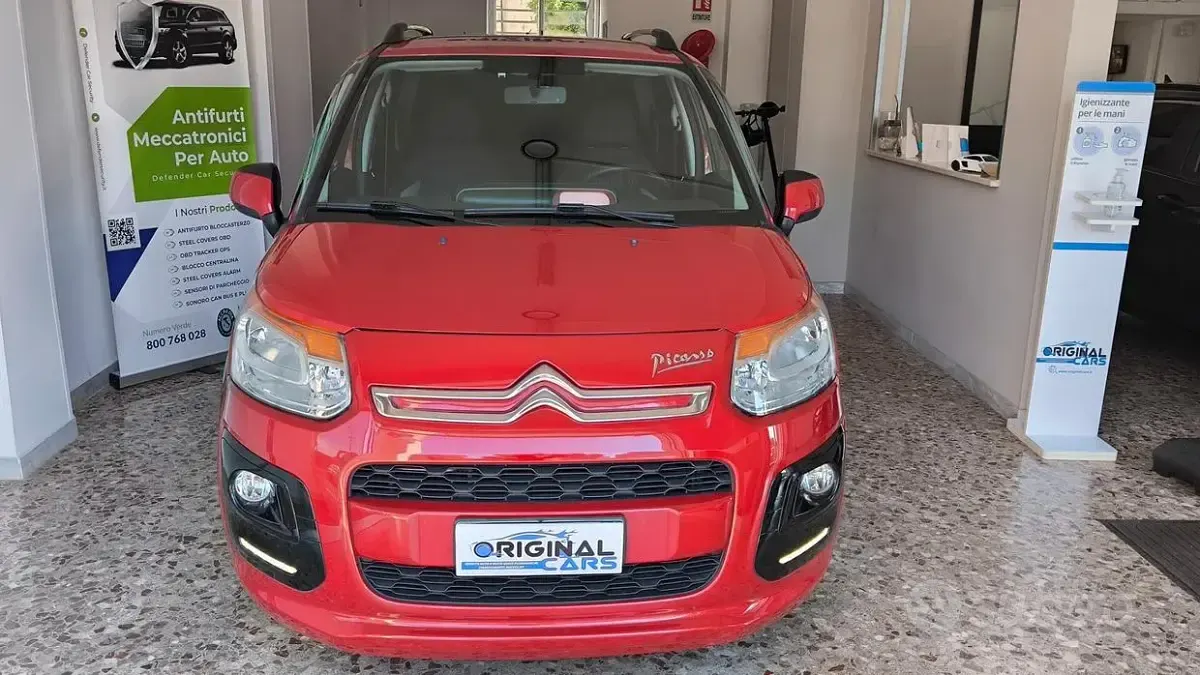 Usata Citroën C3 Picasso Seduction 92 CV (67 kW) 2014 Rosso Monovolume