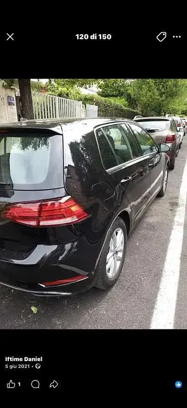 Usata VW Golf VII Business 150 CV (110 kW) 2020 Nero Berlina