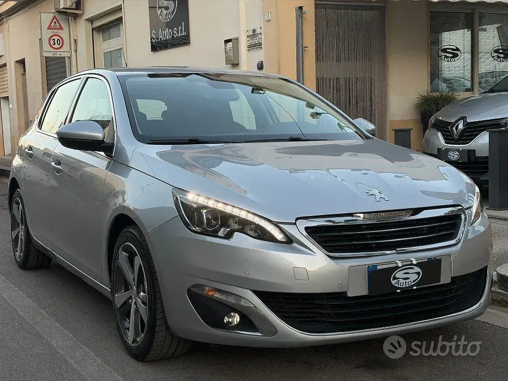 Usata Peugeot 308 Allure 120 CV (88 kW) 2015 Grigio Berlina