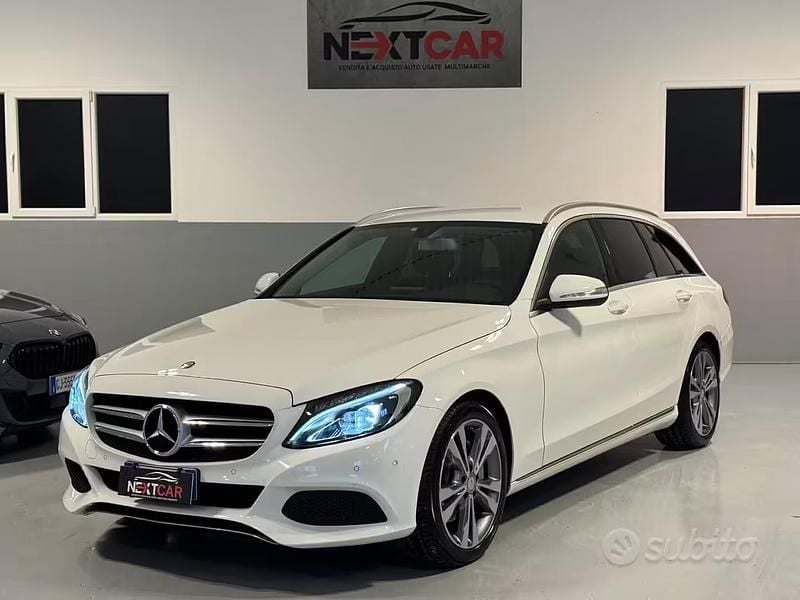 Usata Mercedes C250 204 CV (150 kW) 2015 Bianco Station wagon