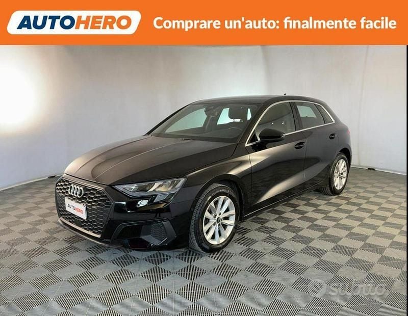 Usata Audi A3 110 CV (80 kW) 2021 Nero Berlina