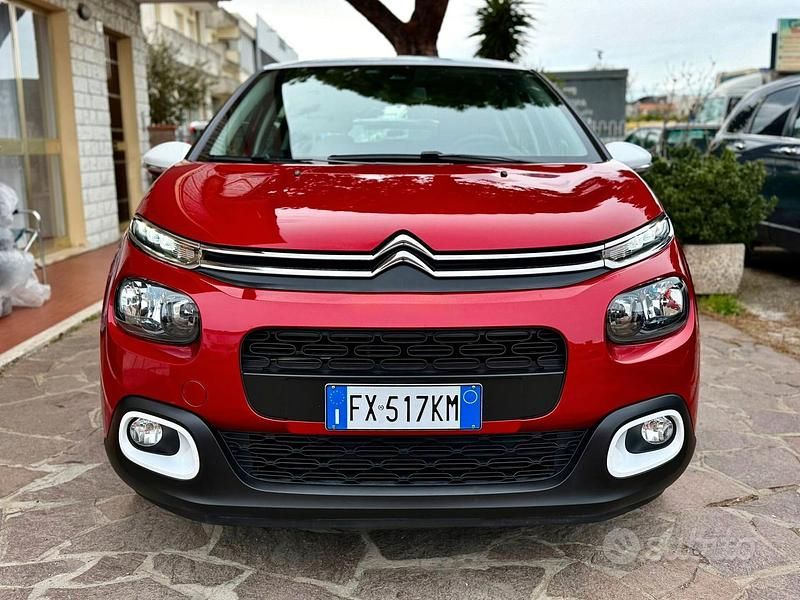 Usata Citroën C3 PureTech 83 CV (61 kW) 2019 Rosso Utilitaria