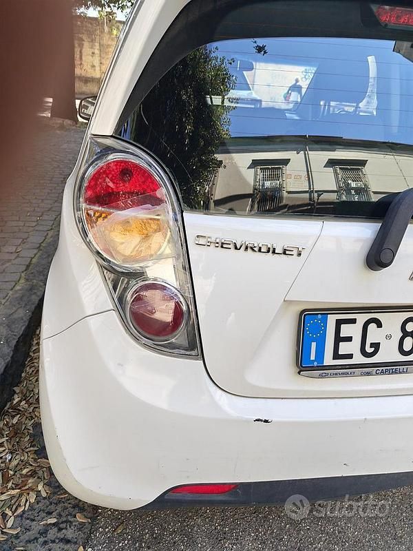 Usata Chevrolet Spark LS 68 CV (50 kW) 2011 Bianco Utilitaria