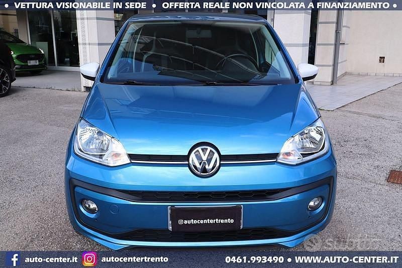Usata VW up! 60 CV (44 kW) 2018 Blu/azzurro Utilitaria