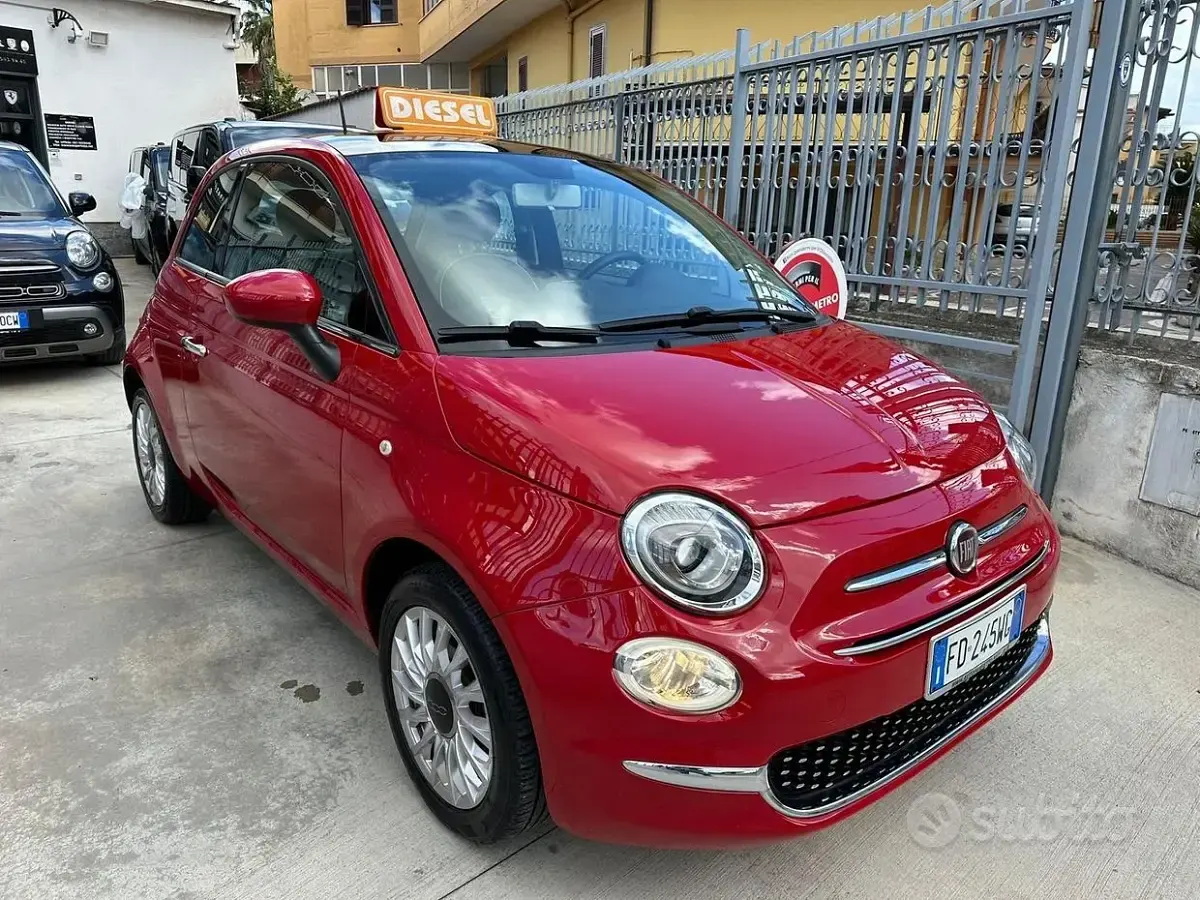 Usata Fiat 500 Pop 95 CV (69 kW) 2016 Rosso Berlina