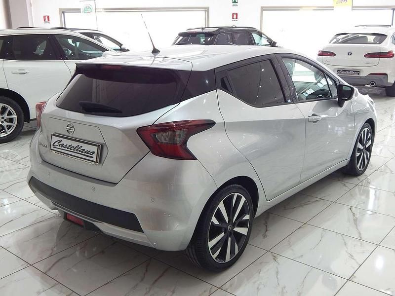 Usata Nissan Micra Tekna 90 CV (66 kW) 2017 Grigio Utilitaria