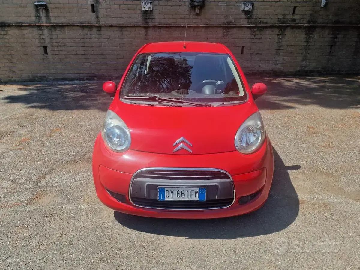 Usata Citroën C1 68 CV (50 kW) 2009 Rosso Utilitaria