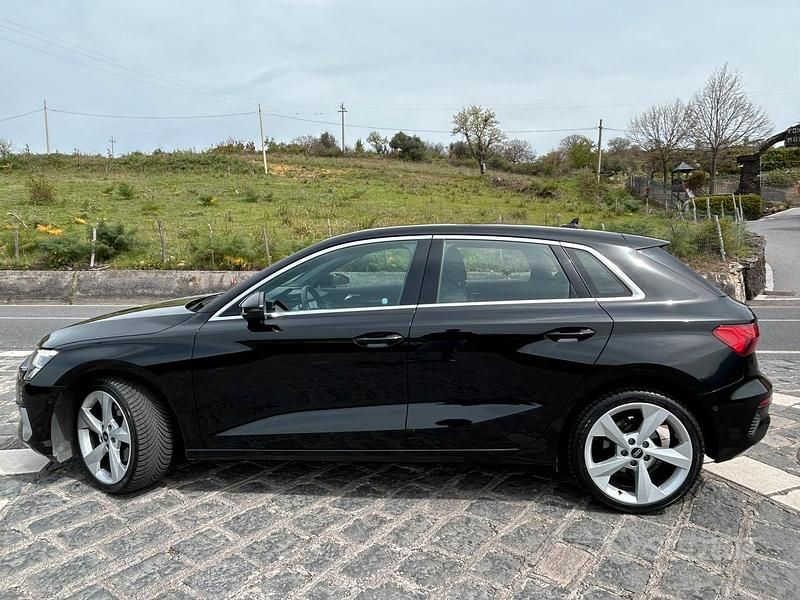 Usata Audi A3 Advanced 116 CV (85 kW) 2021 Nero Berlina