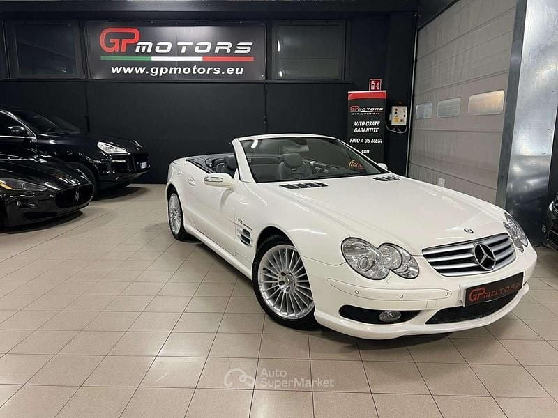 Bianco Usata 2005 Mercedes SL55 AMG AMG Cabrio | 41.990 € (Buon prezzo) - Immagine 1/4