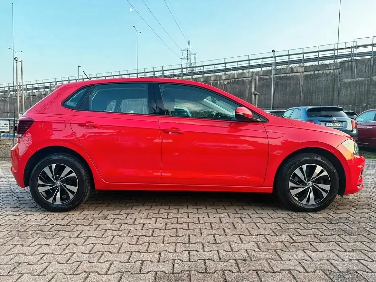 Usata VW Polo 80 CV (58 kW) 2018 Rosso Utilitaria