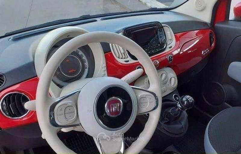 Usata Fiat 500 69 CV (50 kW) 2018 Rosso Berlina