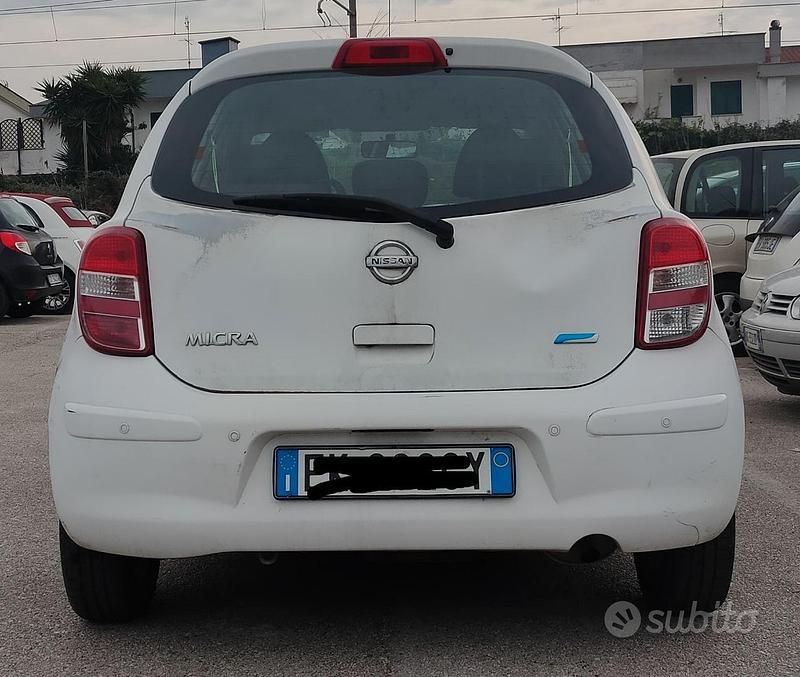 Usata Nissan Micra Acenta 2011 Bianco Utilitaria