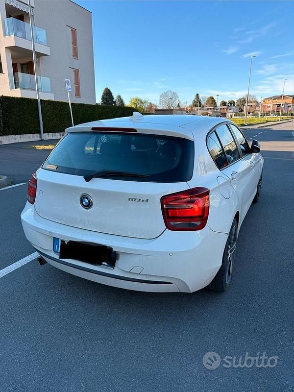 Usata BMW 118 M Sport 2014 Bianco Utilitaria