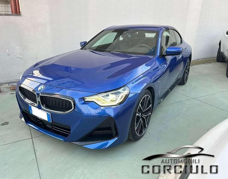 Usata BMW 220 M Sport 190 CV (139 kW) 2022 Blu Coupé