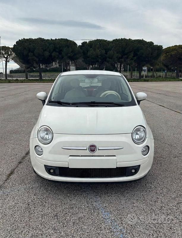 Usata Fiat 500 Pop 69 CV (50 kW) 2009 Bianco Cabrio