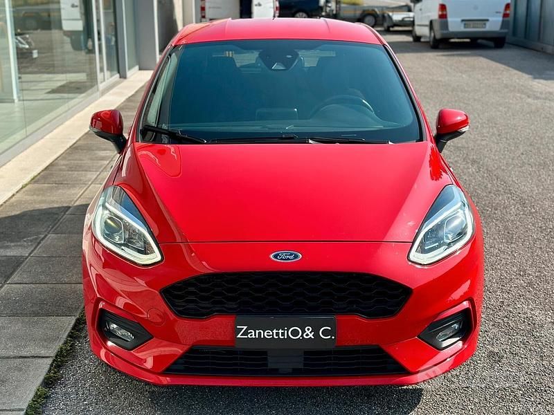 Usata Ford Fiesta ST-Line 100 CV (73 kW) 2019 Rosso Utilitaria