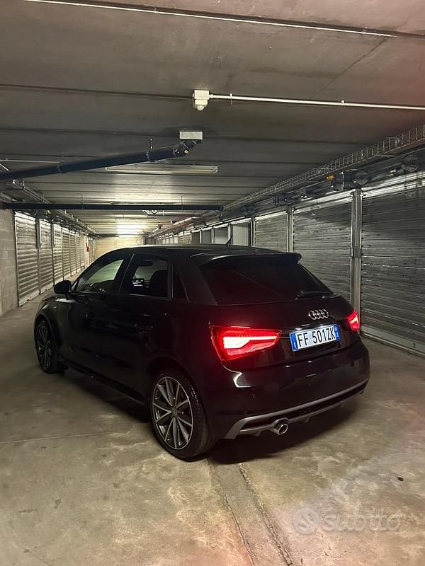 Usata Audi A1 Ambiente 90 CV (66 kW) 2016 Nero Utilitaria