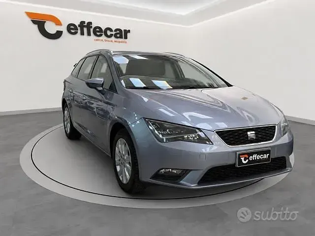 Usata Seat Leon ST Style 110 CV (80 kW) 2016 Grigio Station wagon