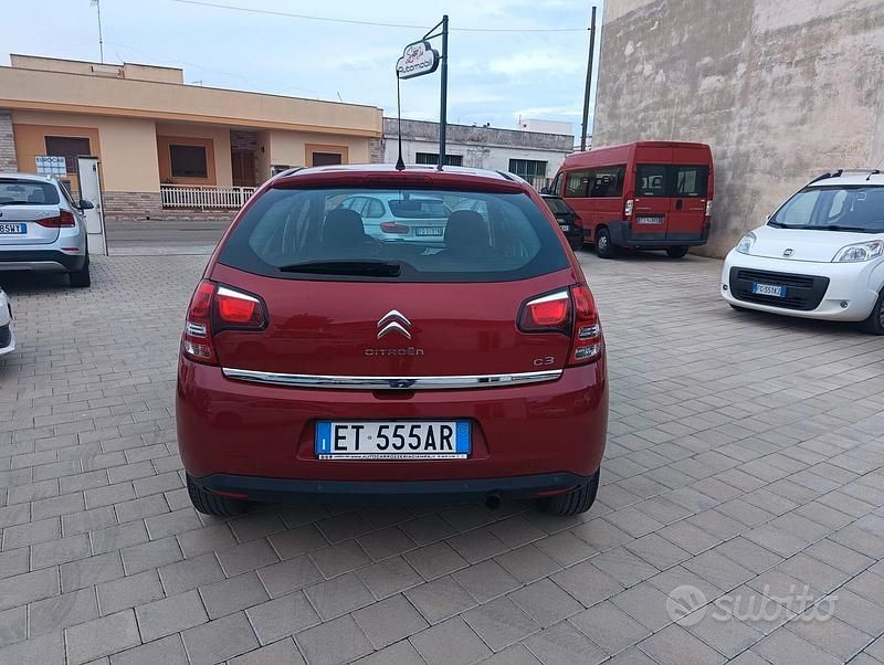 Usata Citroën C3 68 CV (50 kW) 2013 Rosso Berlina