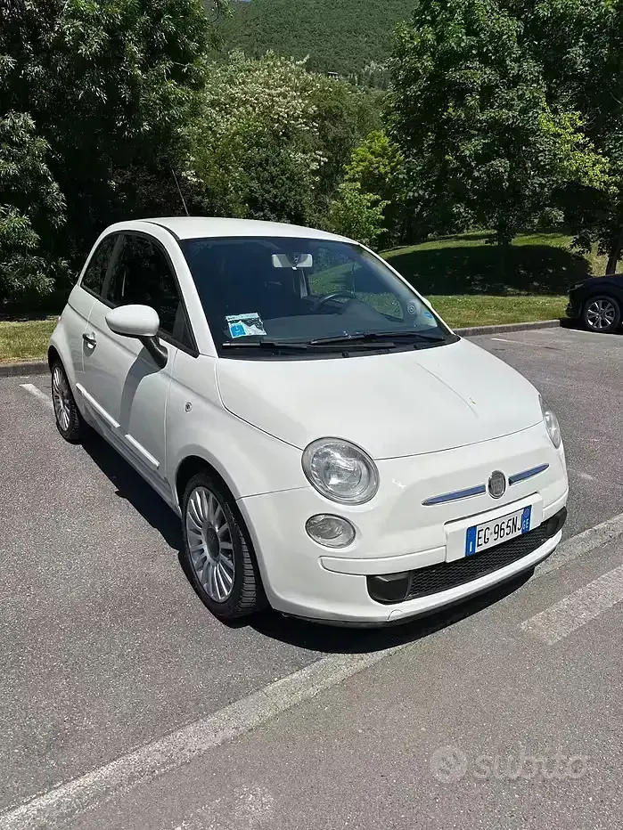 Usata Fiat 500C 85 CV (62 kW) 2011 Bianco Cabrio