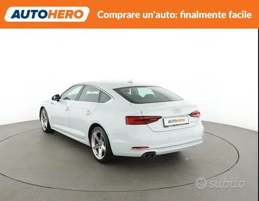 Usata Audi A5 Sport 190 CV (139 kW) 2019 Bianco Coupé