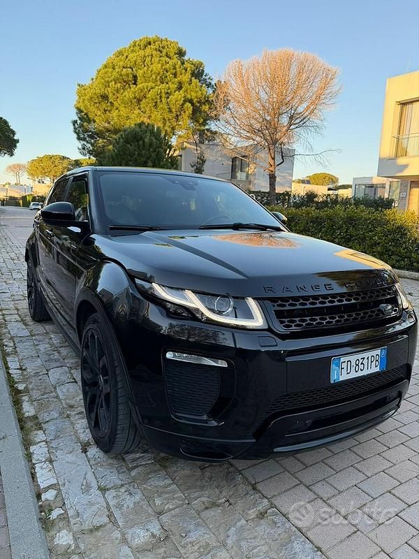 Usata Land Rover Range Rover evoque 2016 Nero SUV