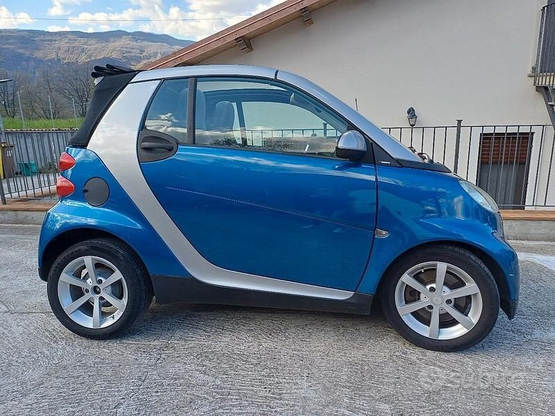 Usata Smart ForTwo Cabrio Passion 71 CV (52 kW) 2008 Blu/azzurro Cabrio
