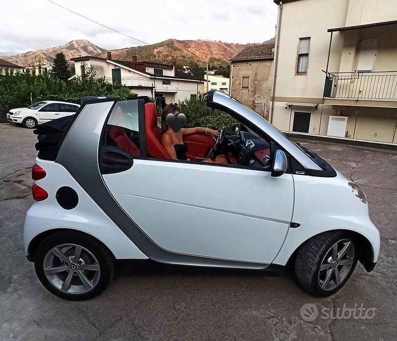 Bianco Usata 2009 Smart ForTwo Cabrio Passion Cabrio | 5200 € (Buon prezzo) - Immagine 1/4