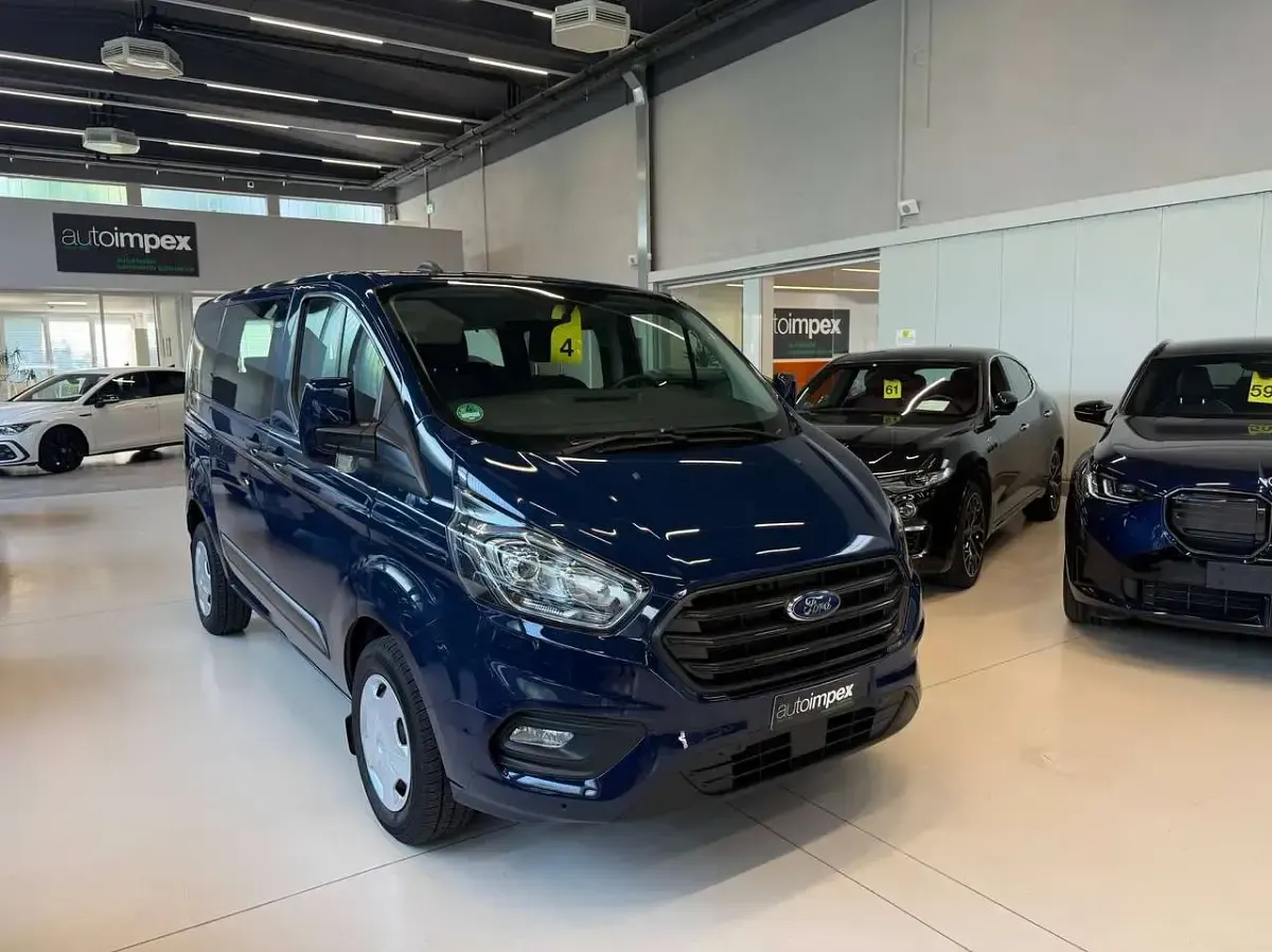 Usata Ford Transit Custom 105 CV (77 kW) 2021 Blu/azzurro Furgone