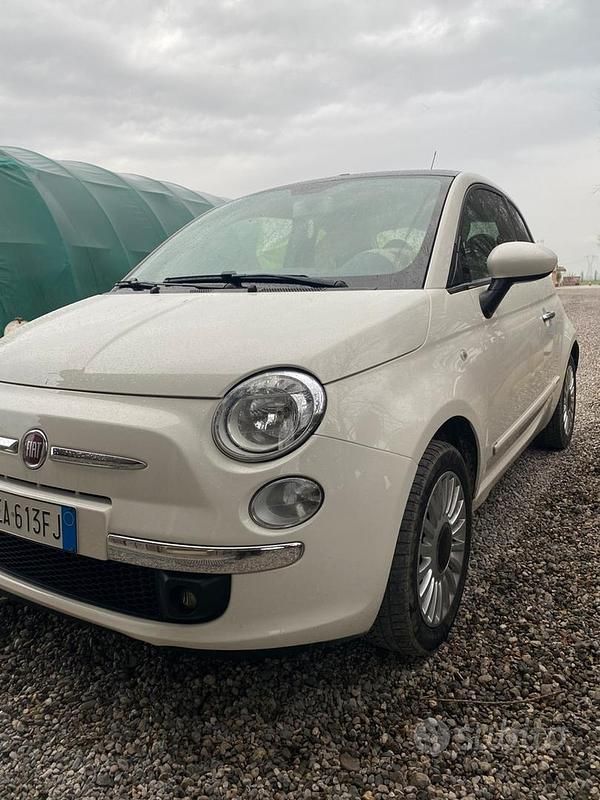 Usata Fiat 500 75 CV (55 kW) 2010 Bianco Berlina