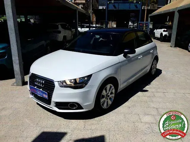 Usata Audi A1 Ambition 90 CV (66 kW) 2013 Bianco Utilitaria