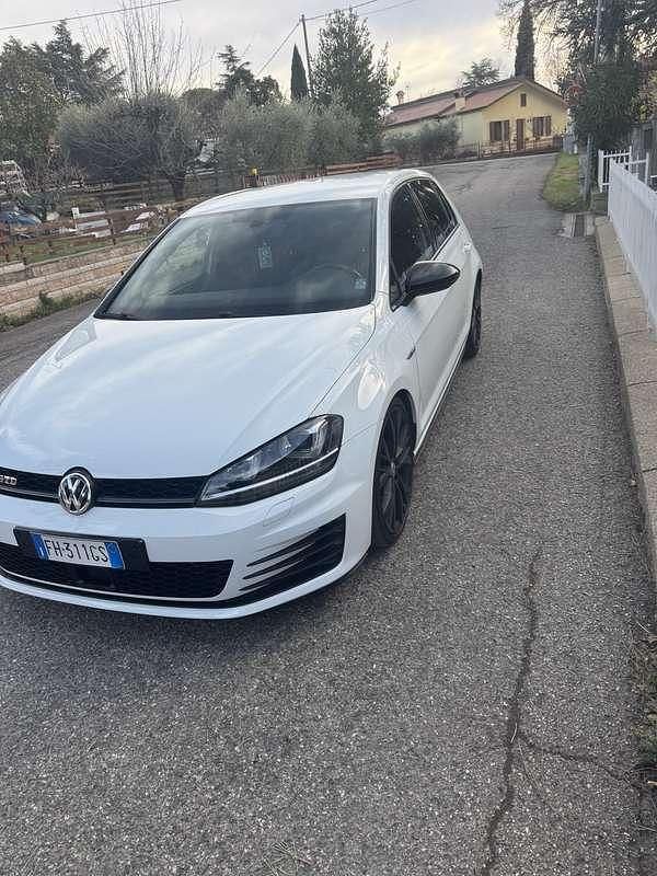 Usata VW Golf VII GTD 184 CV (135 kW) 2017 Bianco