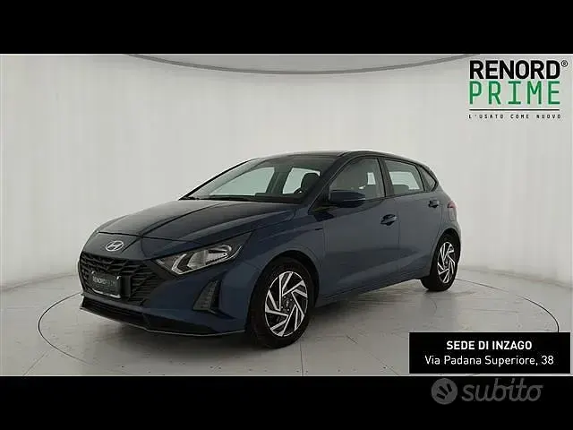 Usata Hyundai i20 79 CV (58 kW) 2024 Blu scuro Utilitaria