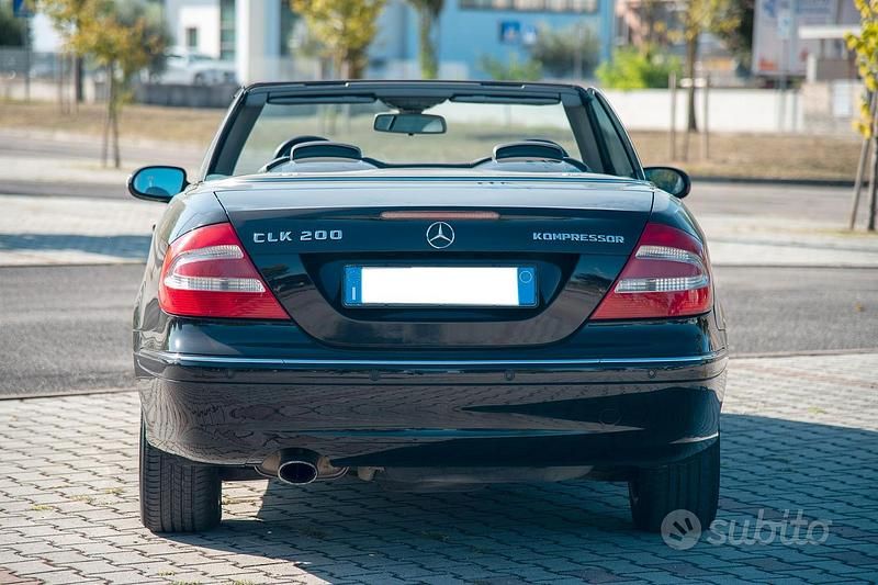 Usata Mercedes CLK200 Avantgarde 163 CV (119 kW) 2005 Nero Cabrio